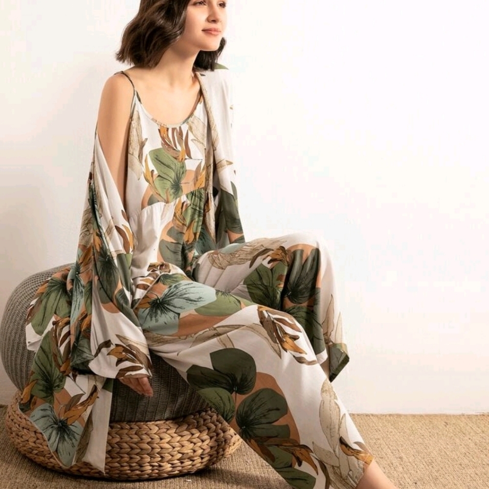 Matching Pajama Set with Robe